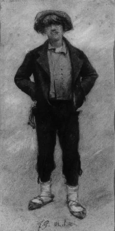 Francesco Paolo Michetti - Carbonaio, Pinacoteca Ambrosiana, Milano
